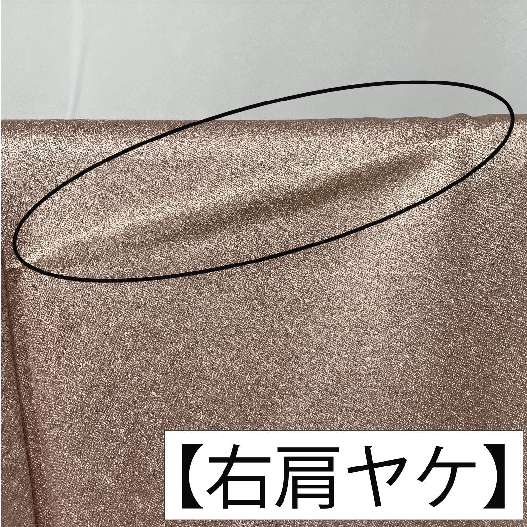 訪問着 正絹 袷 身丈160.5cm 裄丈63cm 白梅色(しらうめいろ) 京友禅 茶屋辻模様 Bランク ピンク系 1112005894413