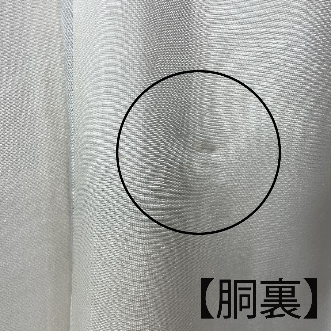 訪問着 袷 身丈163.5cm 裄丈66cm 人間国宝 福田喜重 露芝模様 刺繍 正絹 Sランク グラデ 1112002152499