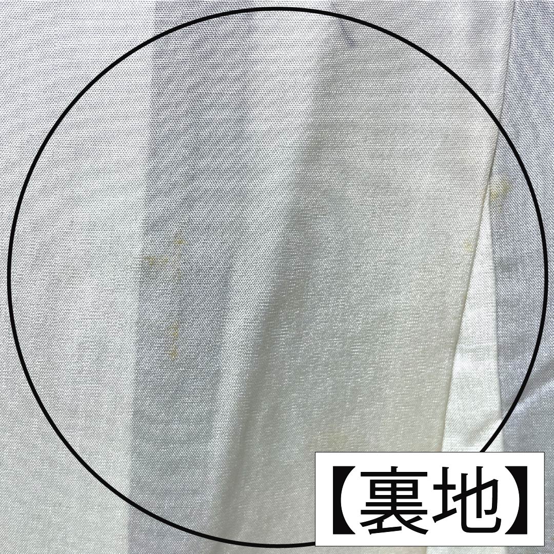 紬 正絹 Bランク 身丈163cm 裄丈67cm 紺鉄色(こんてついろ) 大島紬 7マルキ 雲取り 袷 紺系 1116004944418
