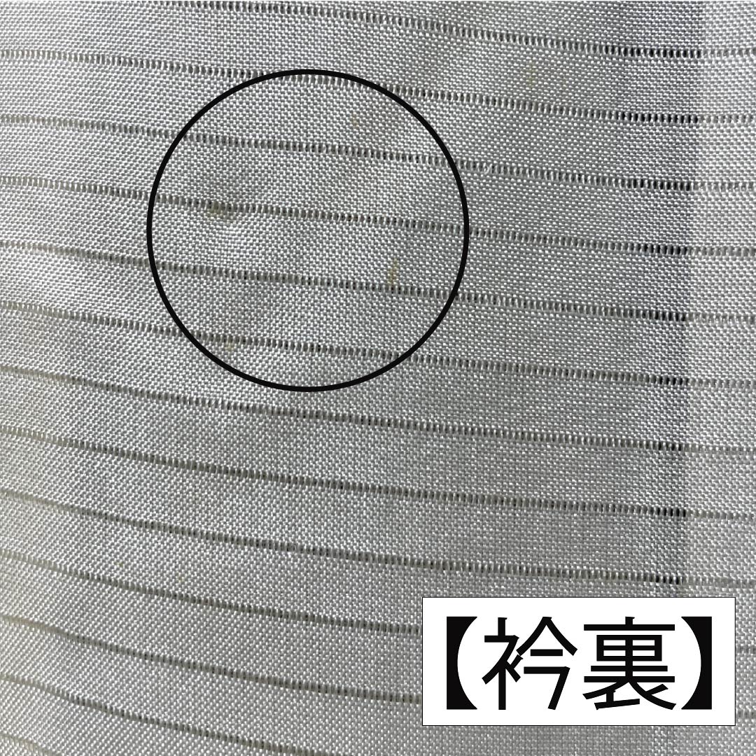 夏物 正絹 色無地 身丈159cm 裄丈64.5cm 二人静色(ふたりしずかいろ) 絽 Aランク 紫系 1132002733320