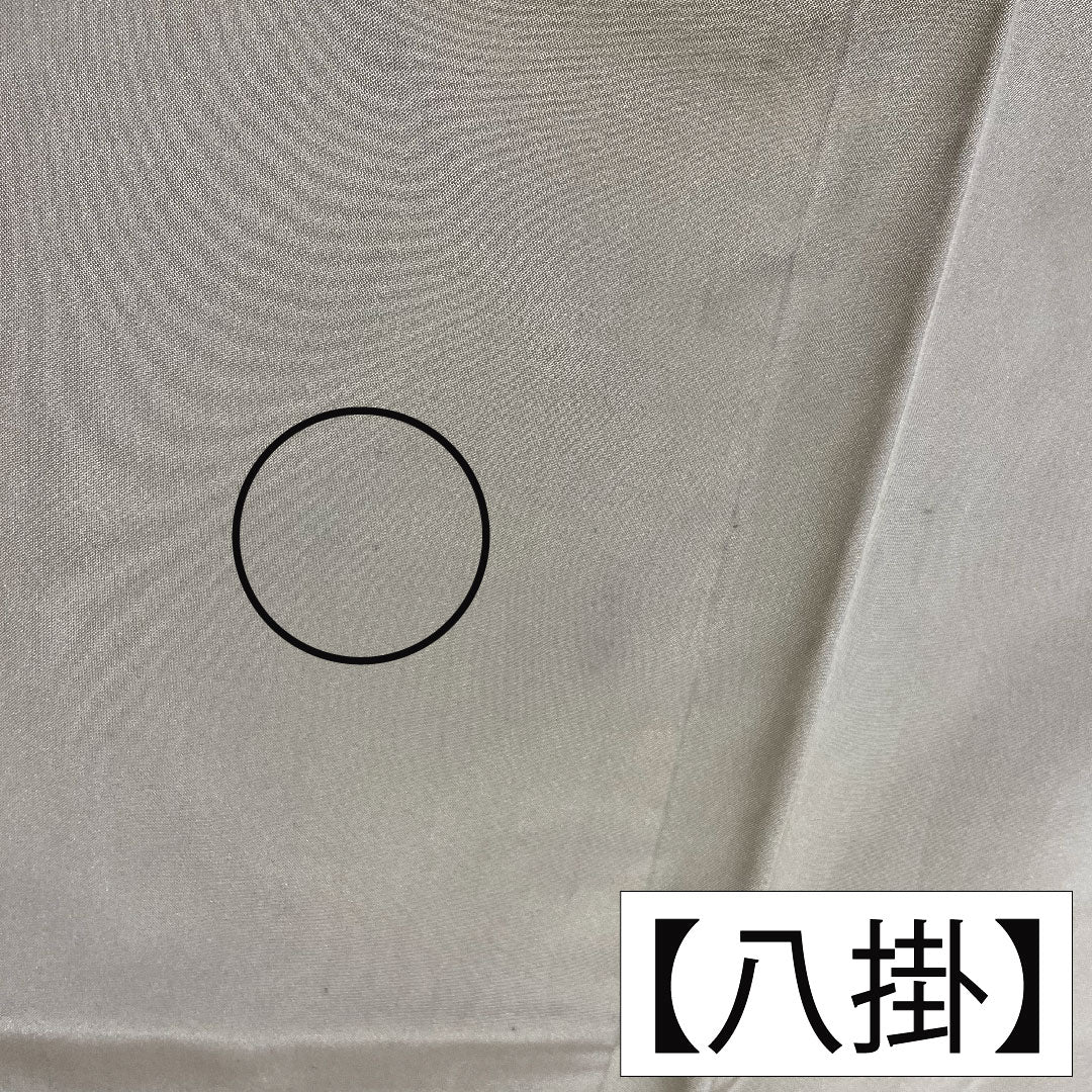 紬 正絹 身丈156.5cm 裄丈63cm 黒鼠色(くろねずいろ) 久米島紬 重要無形文化財 Bランク 袷 茶系 1116003504314