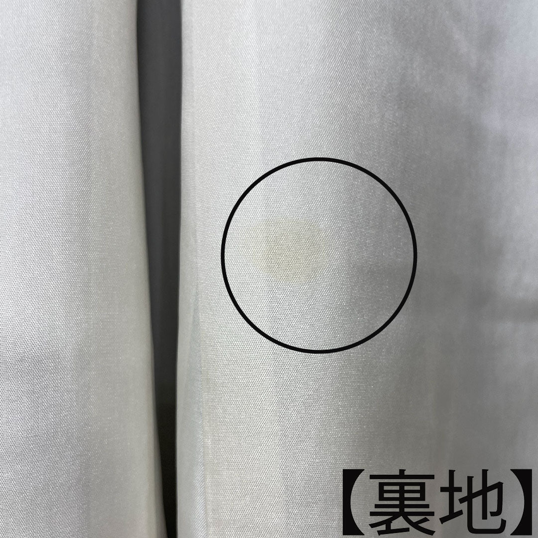 訪問着 正絹 袷 身丈159.5cm 裄丈68.5cm 深滅紫色 洛楽人工房 桜 Aランク 紫系 1112003793320