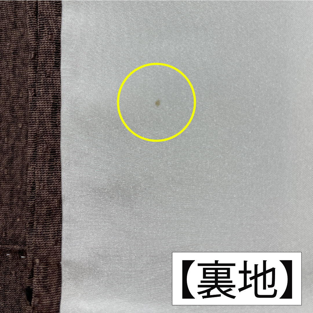 小紋 正絹 身丈167cm 裄丈65.5cm 袷 鼯鼠色(むささびいろ) 幾何学模様 Aランク 茶系 1115004733514