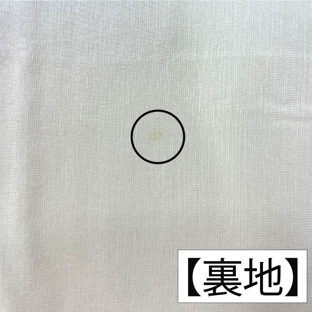 小紋 正絹 身丈158.5cm 裄丈64cm 袷 練色(ねりいろ) 型染 紅型調 茶屋辻 Aランク クリーム系 1115005103315