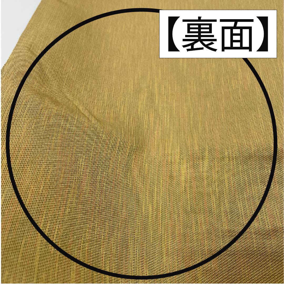 袋帯 正絹 引箔 流水 鹿の子 綾金 帯丈436cm Sランク 六通 フォーマル 金系 1123013462321