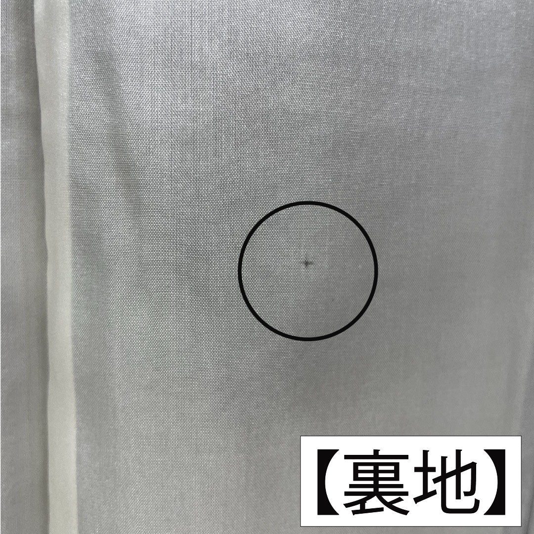 紬 正絹 身丈158cm 裄丈62.5cm 七宝 Aランク 袷 茶系 1116003543314