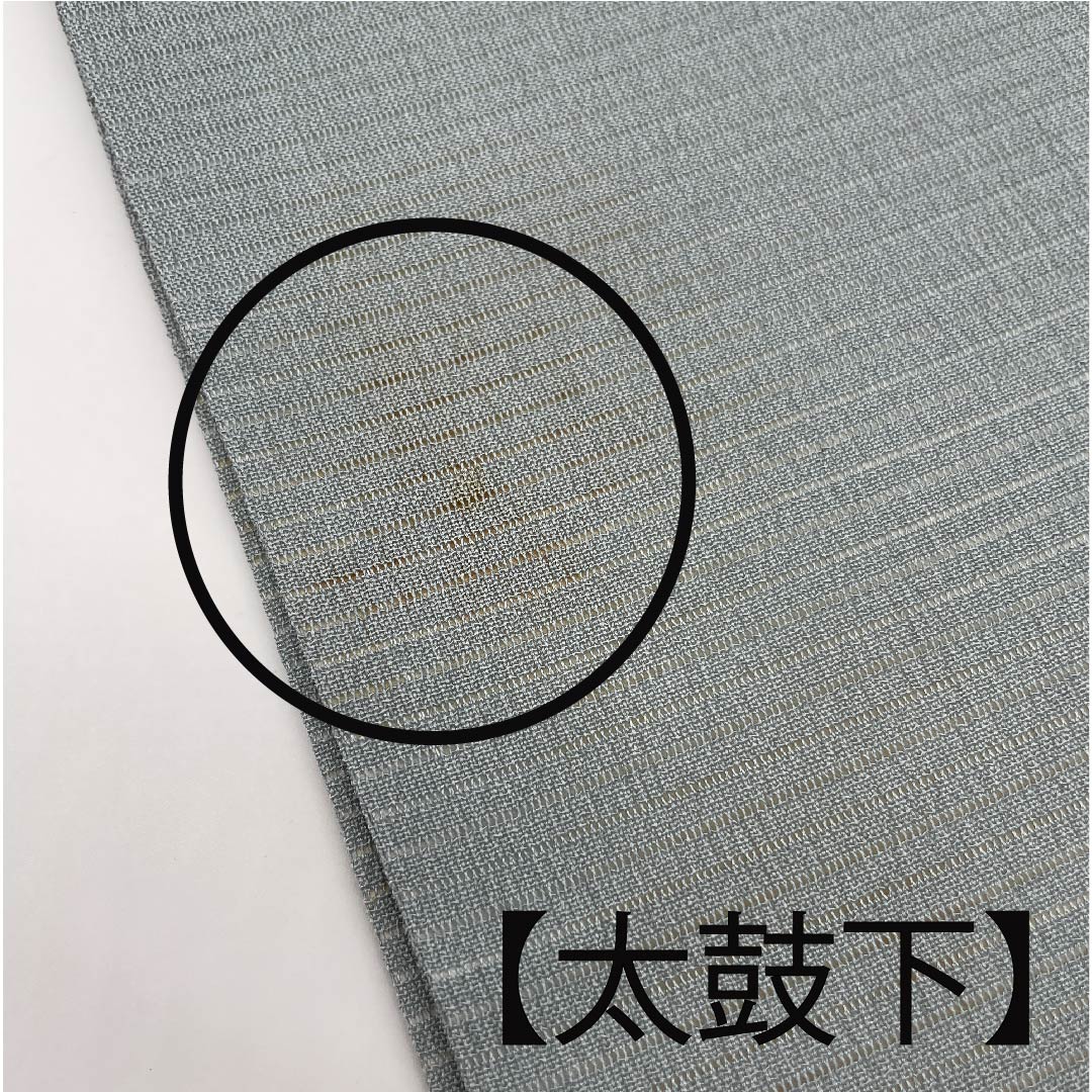 Nagoya obi, agarwood brown, summer obi, silk, floral pattern, dyed obi, obi length 378.5cm, pure silk, B rank, six-pass, casual, blue, 1124004294317, Nagoya style