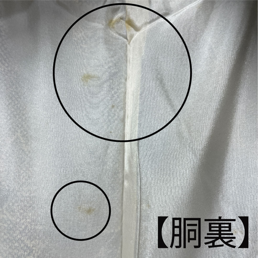 小紋 身丈158.5cm 裄丈64cm 袷 苦色 草花模様 正絹 Aランク 茶系 1115002723314