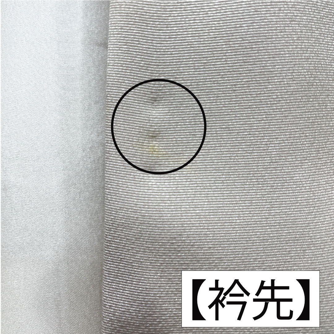 訪問着 正絹 袷 身丈167.5cm 裄丈66.5cm 生成り色(きなりいろ) 京友禅 吉祥文様 付下げ Aランク グレー系 1112005703522