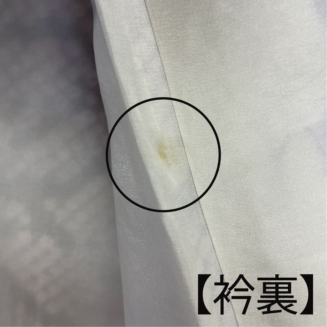 小紋 身丈158cm 裄丈62cm 袷 総絞り 葉模様 正絹 Aランク 紫系 1115001883320