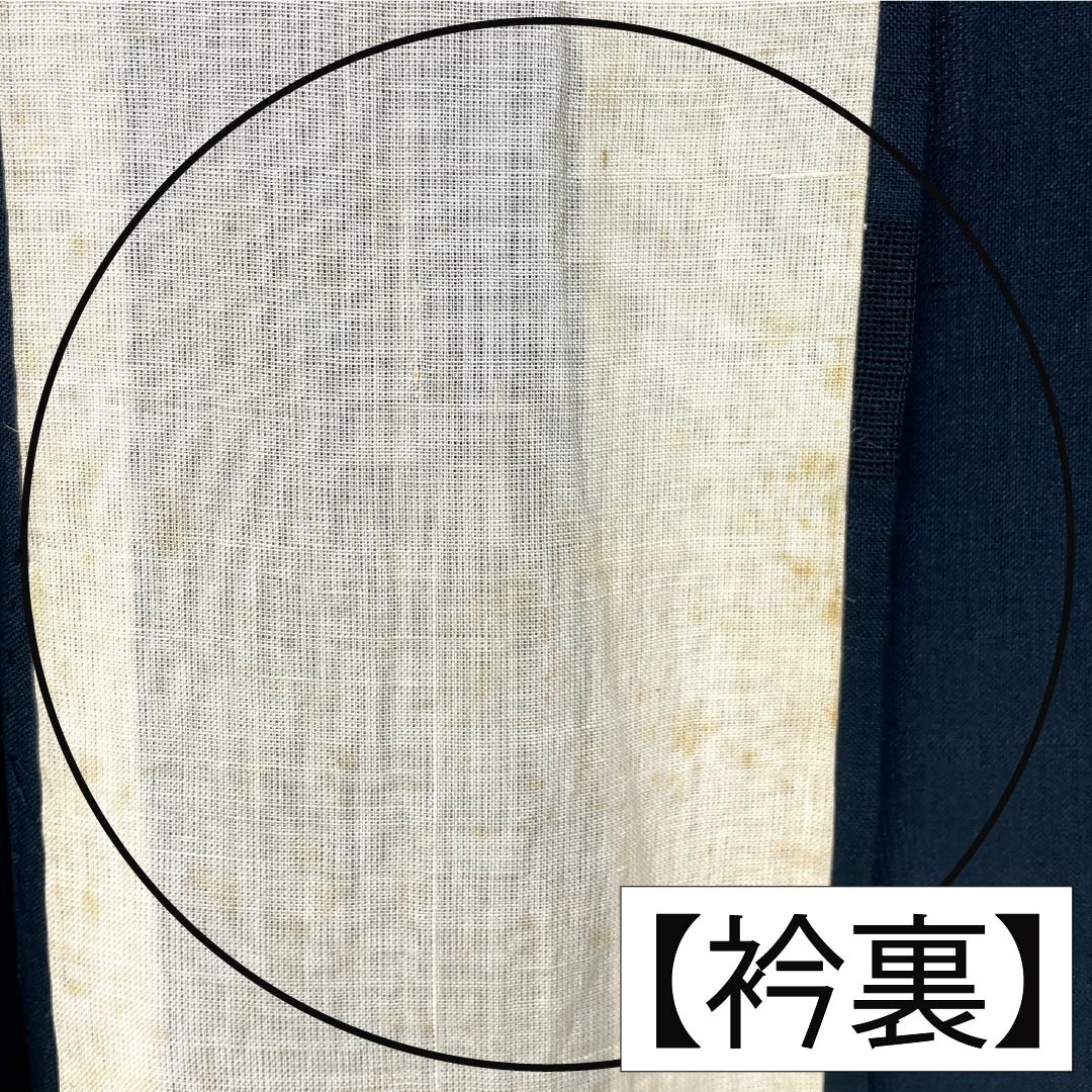 夏物 正絹 色無地 Bランク 身丈161cm 裄丈65.5cm 紬地 紋紗 紗 黒系 1132003824410