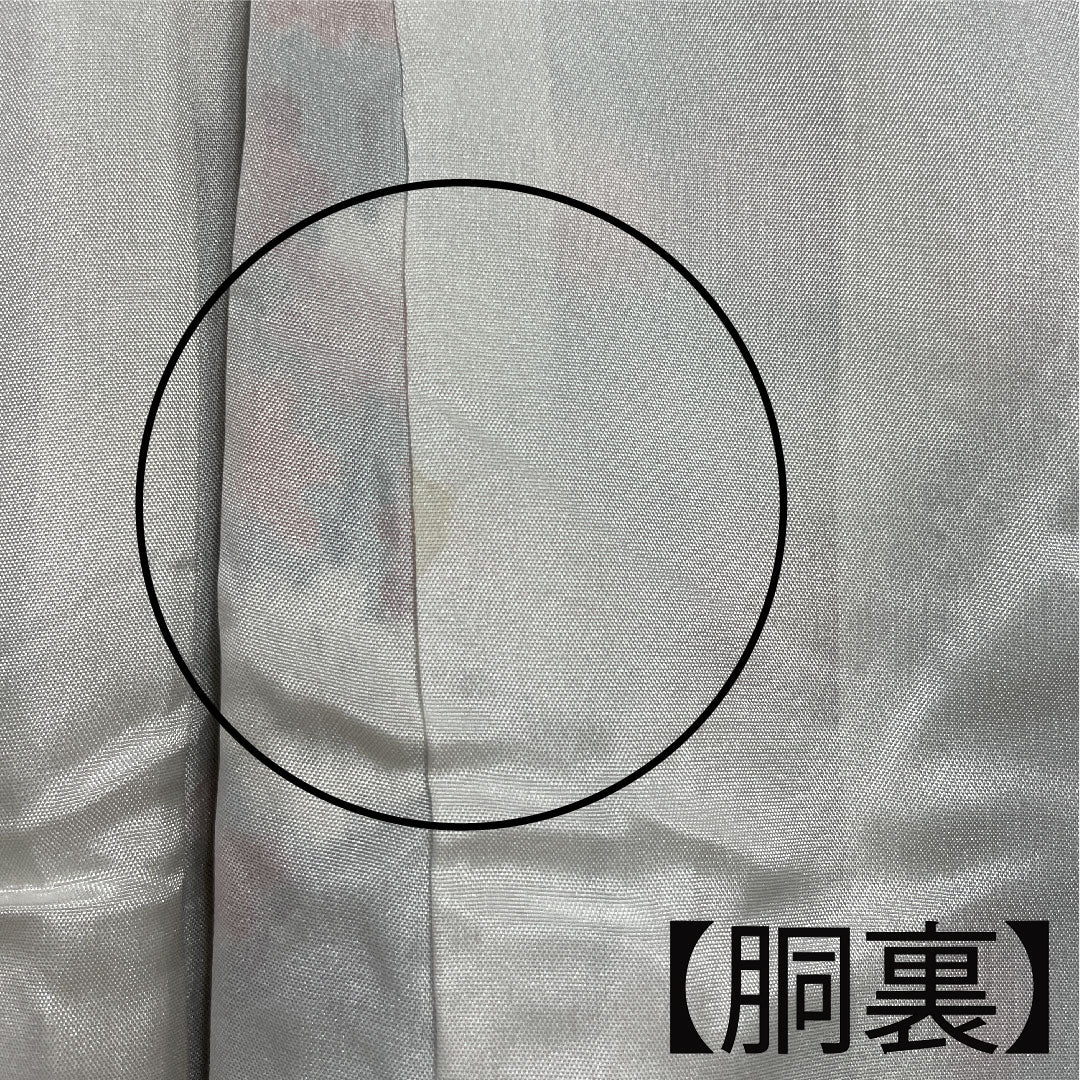 訪問着 袷 身丈155.5cm 裄丈62cm 沈香茶色 型染 茶屋辻 草花模様 正絹 Aランク グレー系 1112001783322