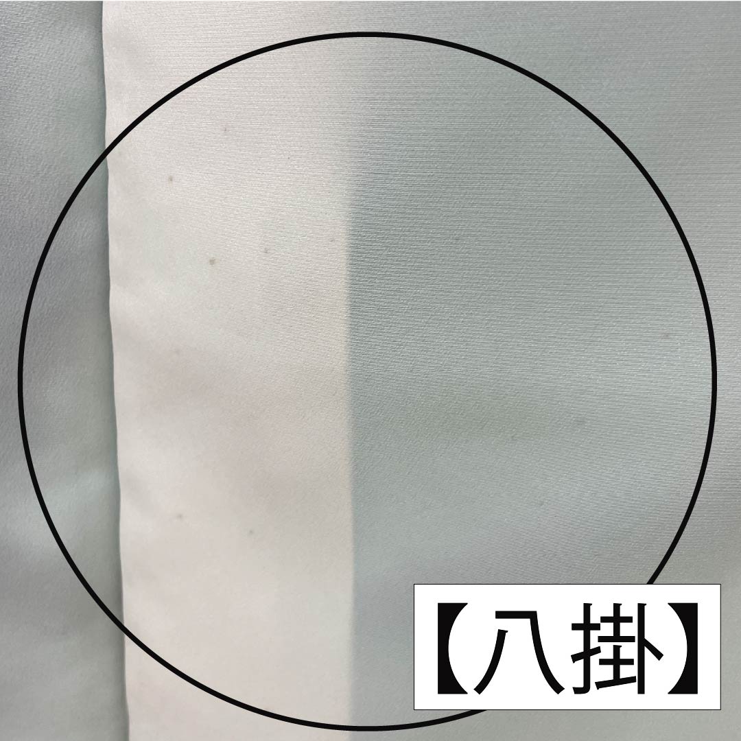 訪問着 ポリエステル Aランク 胴抜き 身丈156cm 裄丈64cm 薄水色(うすみずいろ) 半衿付き 踊り衣装 紗綾形 緑系 1112006383319