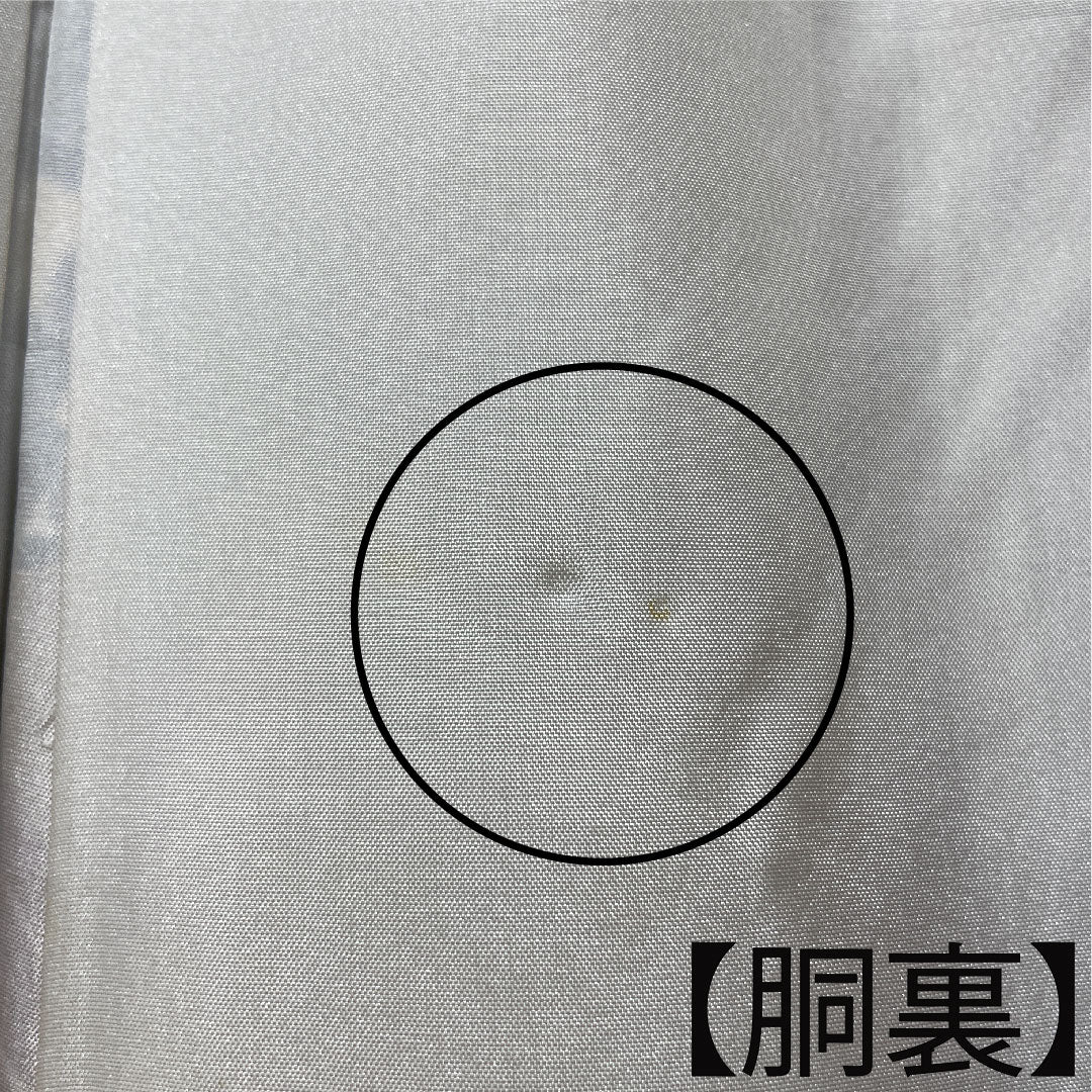 Long-sleeved kimono, length 157.5cm, sleeve length 65cm, lined, dark brown, Kyoto Yuzen, phoenix, thread wrapping, waves, pure silk, A rank, brown, 1113001543314