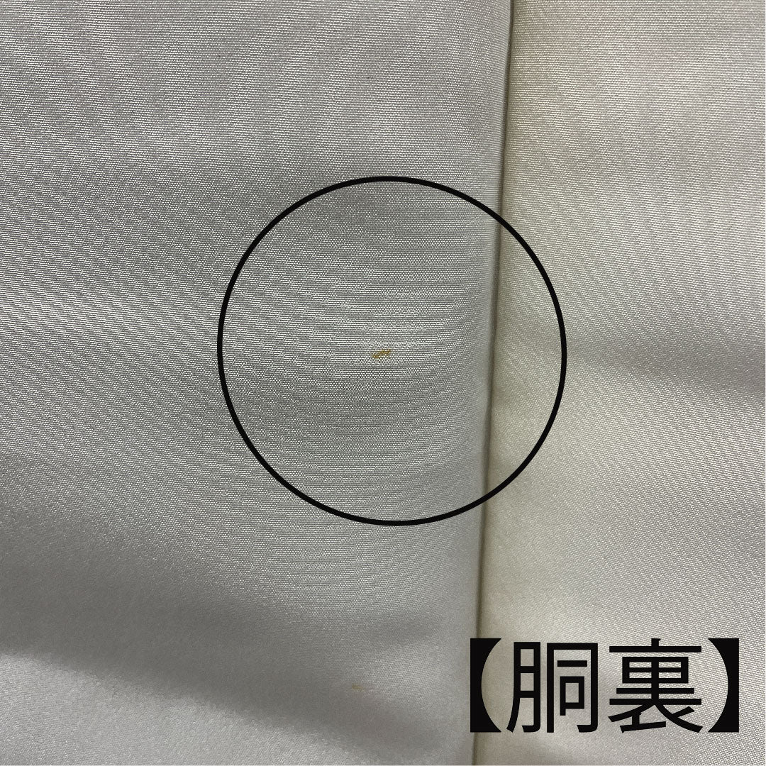 色無地 斉藤三才 ボカシ 身丈160cm 裄丈62cm 袷 正絹 Aランク 紫系 1114000423420
