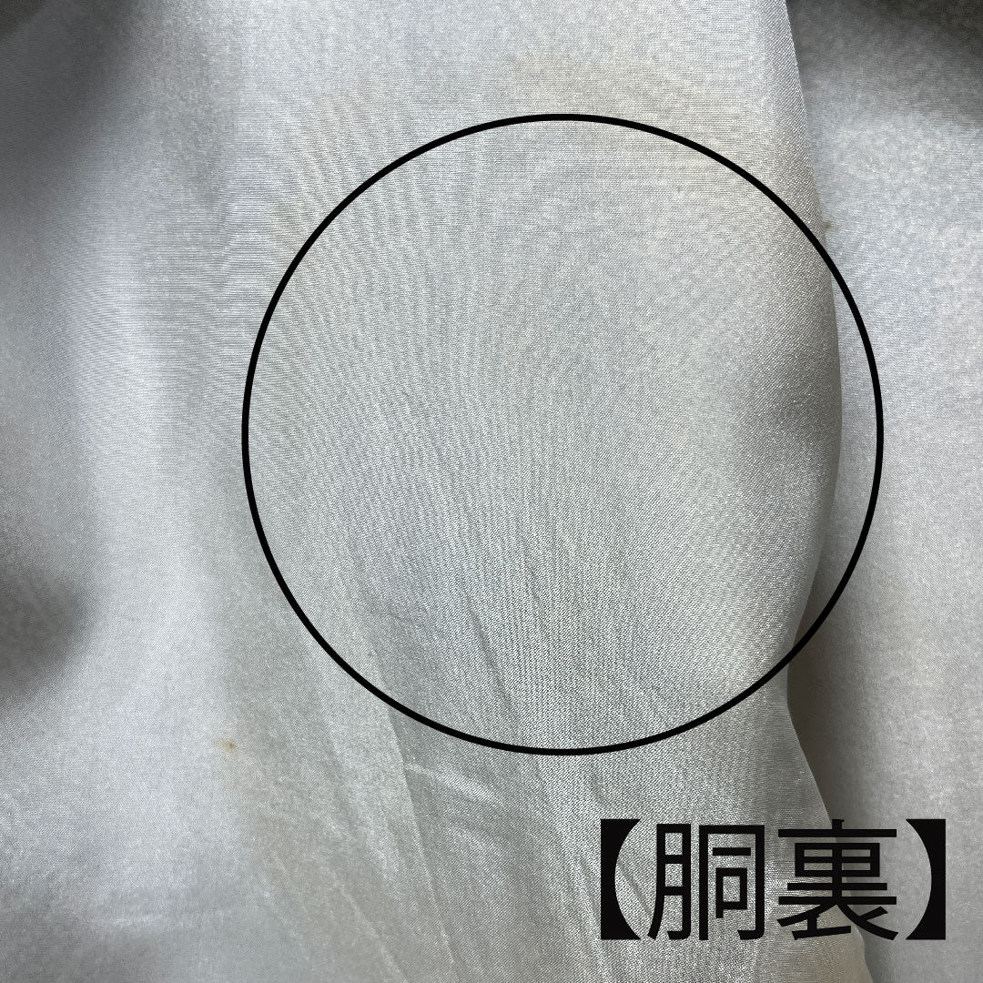 小紋 身丈158.5cm 裄丈64cm 袷 苦色 草花模様 正絹 Aランク 茶系 1115002723314