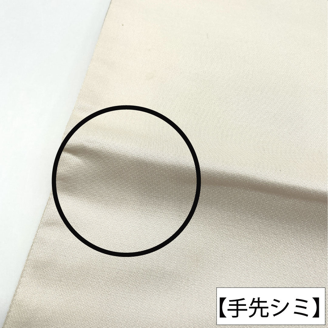 袋帯 正絹 Aランク 引箔 西陣織 部分刺繍 衝立 草花模様 帯丈426cm ポイント柄 フォーマル 銀系 1123016473322