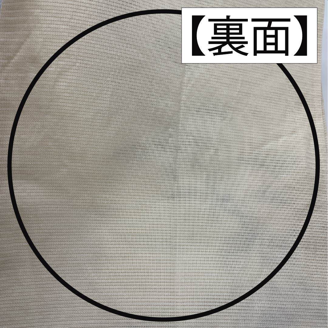 袋帯 正絹 沙羅双樹 夏帯 作家物 蘇州刺繡 帯丈422cm Sランク ポイント柄 セミフォーマル クリーム系 1123014642315