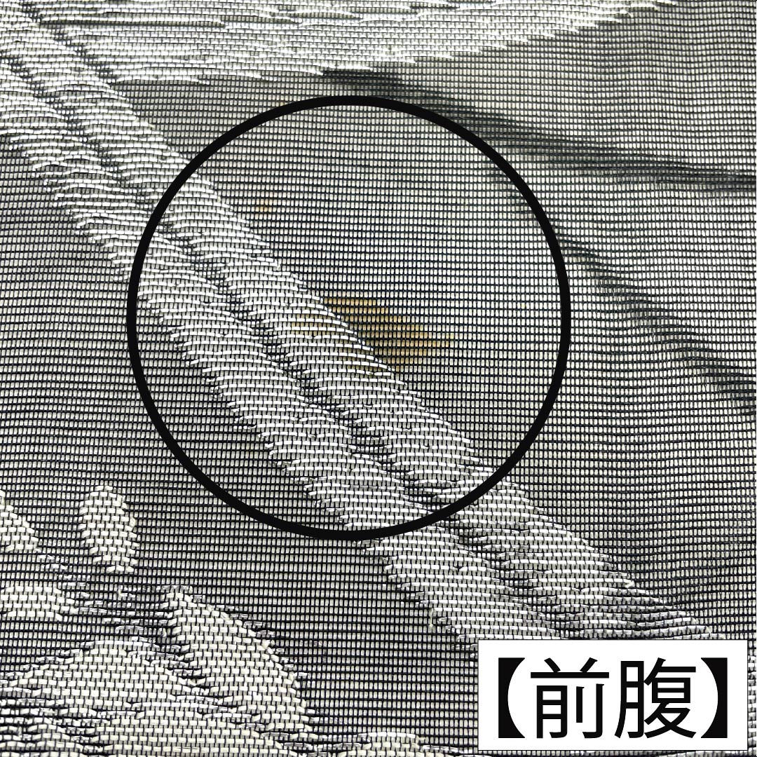 名古屋帯 正絹 Aランク 開き仕立て 黒色(くろいろ) 夏帯 草花模様 帯丈353cm 六通 セミフォーマル 黒系 1124012933310