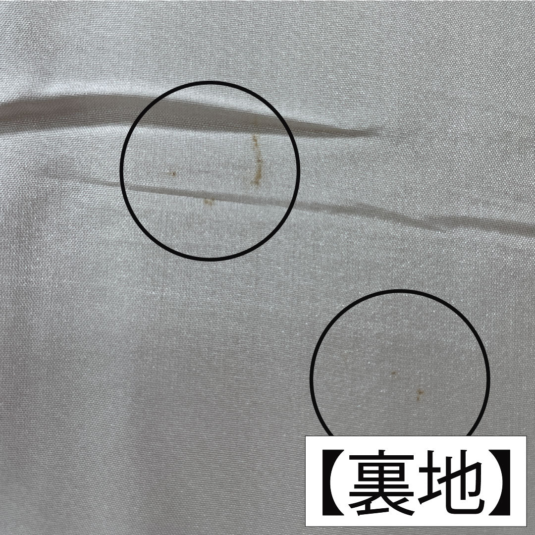 訪問着 正絹 袷 身丈165.5cm 裄丈65cm 弁柄色(べんがらいろ) 京友禅 茶屋辻風景模様 ちりめん地 Aランク 朱系 1112005923516