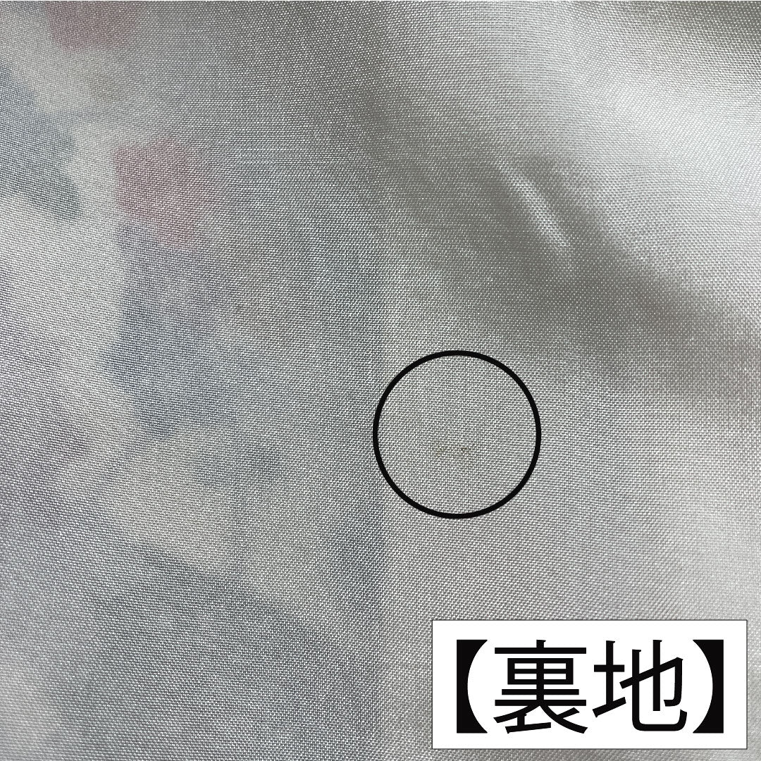 小紋 正絹 身丈154cm 裄丈63cm 袷 乳白色(にゅうはくしょく) 京紅型 吉祥文様 Bランク クリーム系 1115004844215