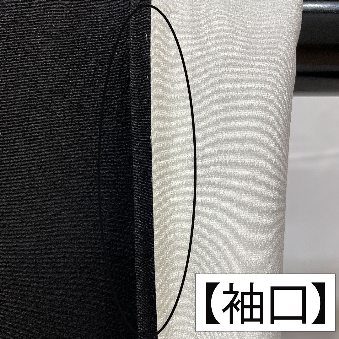黒留袖 正絹 身丈154.5cm 裄丈62.5cm 袷 京加賀友禅 風景模様 五つ紋 三ツ重ね松 Aランク 黒系 1111001713210