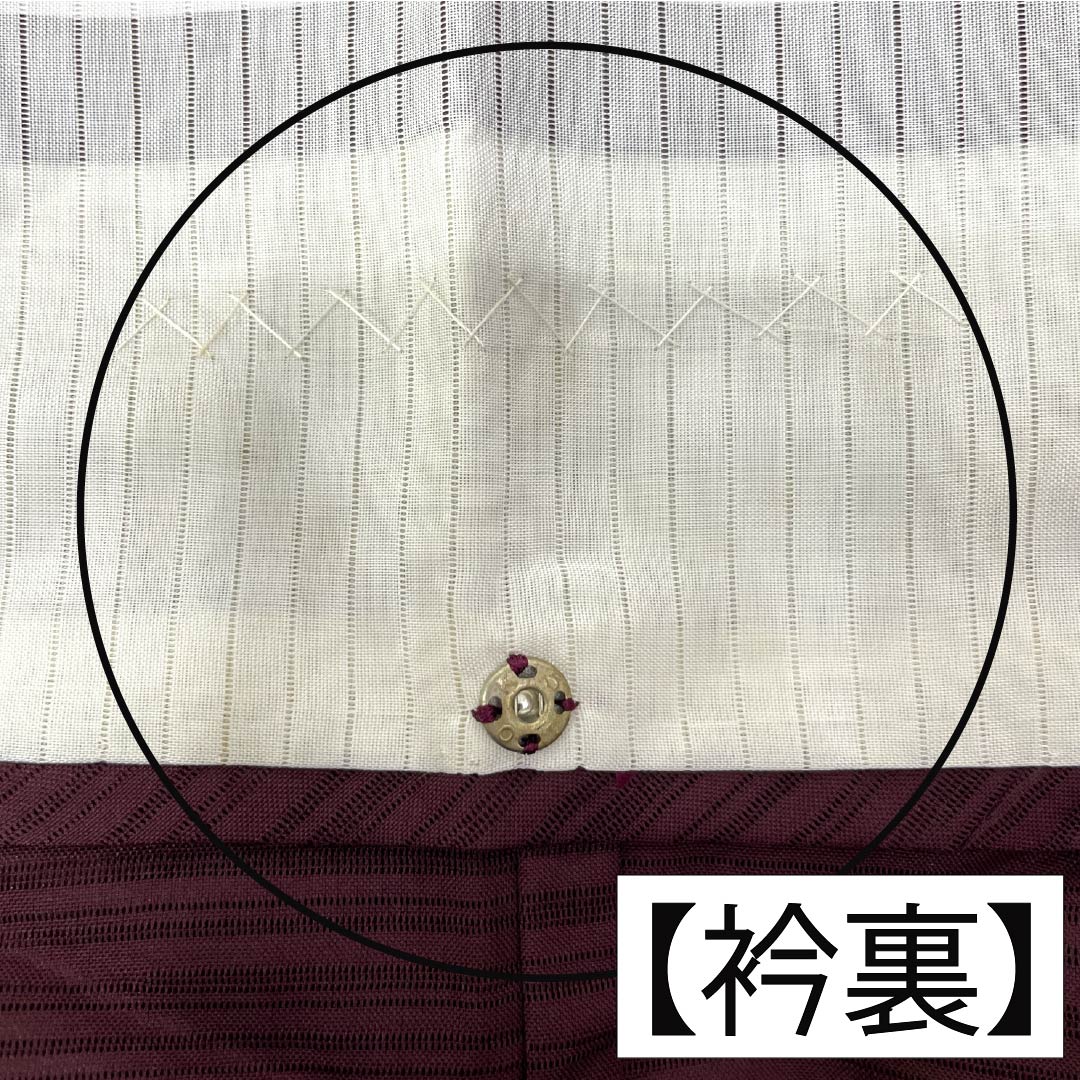 夏物 ポリエステル 色無地 Aランク 身丈163cm 裄丈63.5cm 桑の実色(くわのみいろ) 洗える着物 変わり絽 絽 紫系 1132006943420
