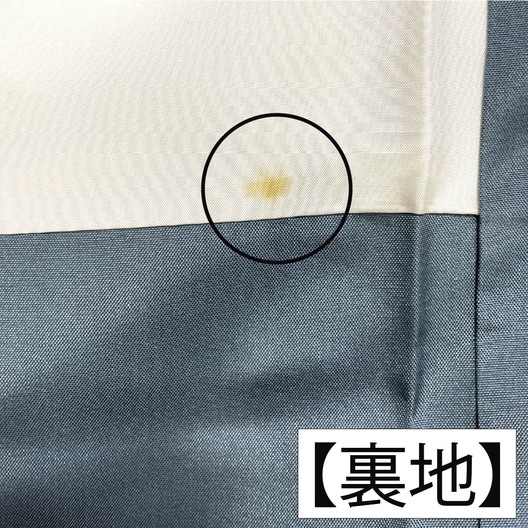 訪問着 正絹 Sランク 袷 身丈161.5cm 裄丈65.5cm 紺色(こんいろ) 大島紬 草花 紺系 1112007302418