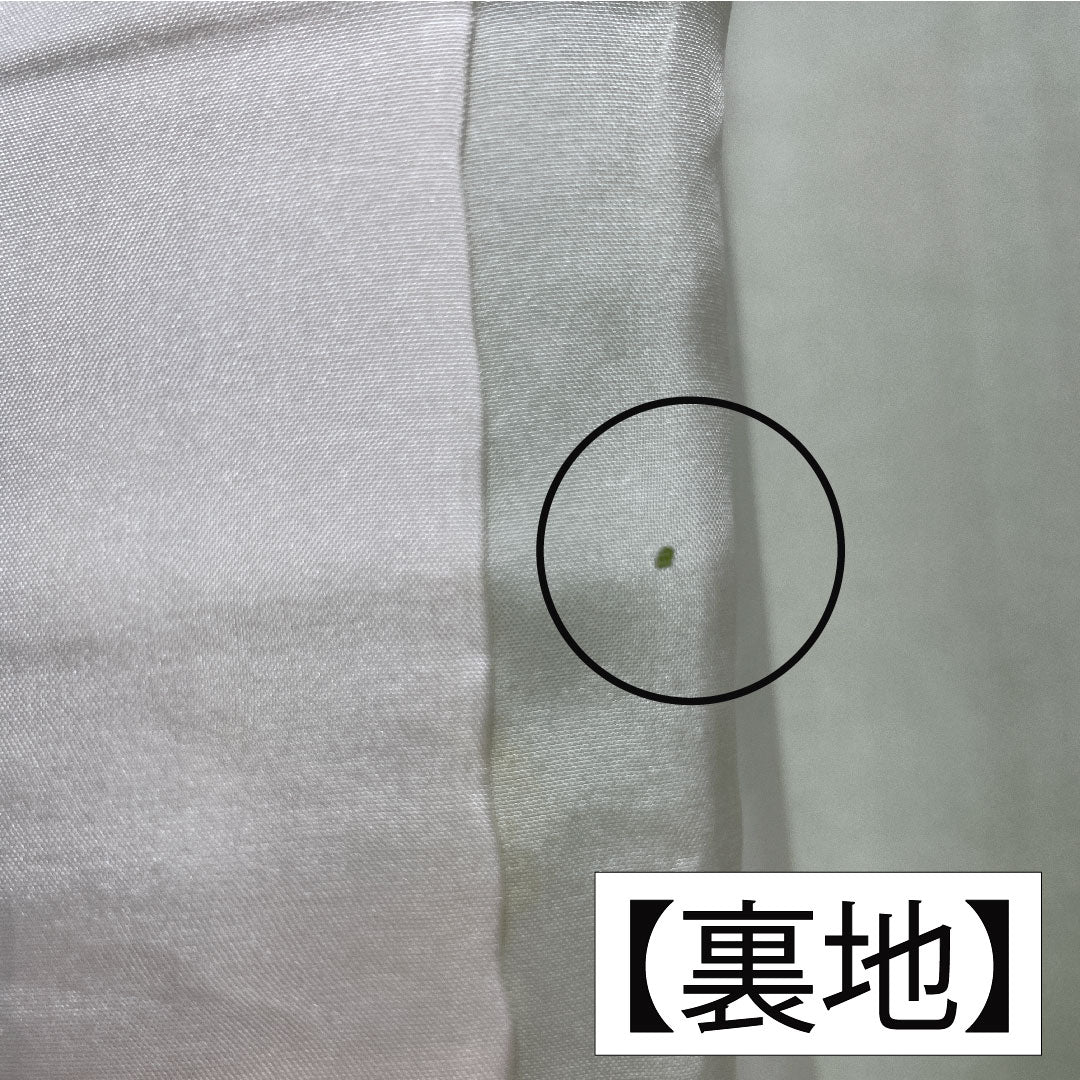 訪問着 正絹 袷 身丈158.5cm 裄丈62.5cm 黄緑色(きみどりいろ) 草花模様 濡れ描き友禅 Aランク 緑系 1112005763319