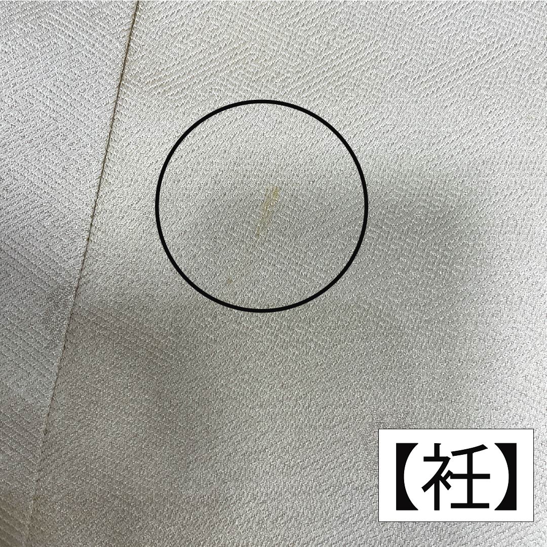 訪問着 正絹 Aランク 袷 身丈159cm 裄丈63.5cm 胡桃色(くるみいろ) 蘇州刺繡 付下げ 御所車 ベージュ系 1112006663325