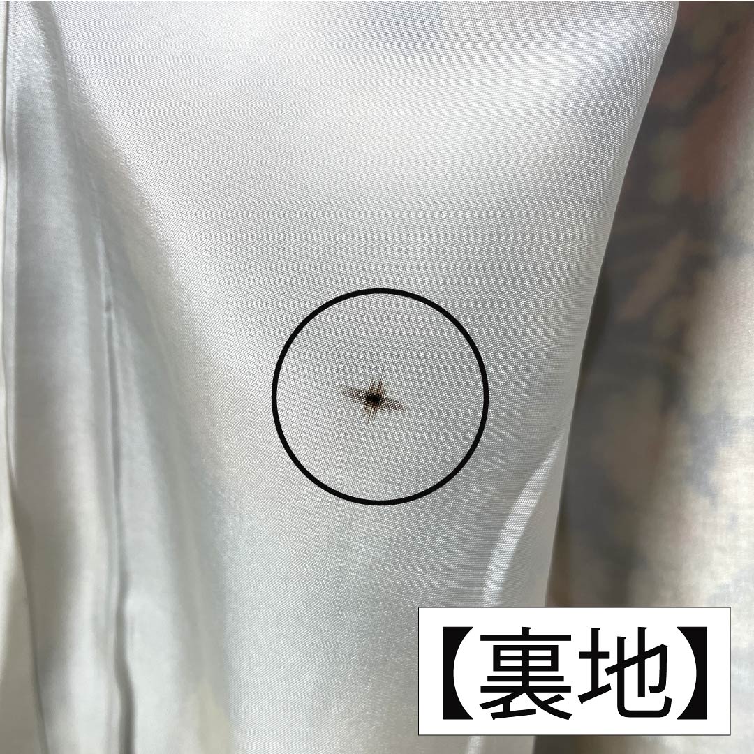 小紋 正絹 Aランク 身丈154cm 裄丈60cm 袷 紺色(こんいろ) 花丸紋 紺系 1115007693218