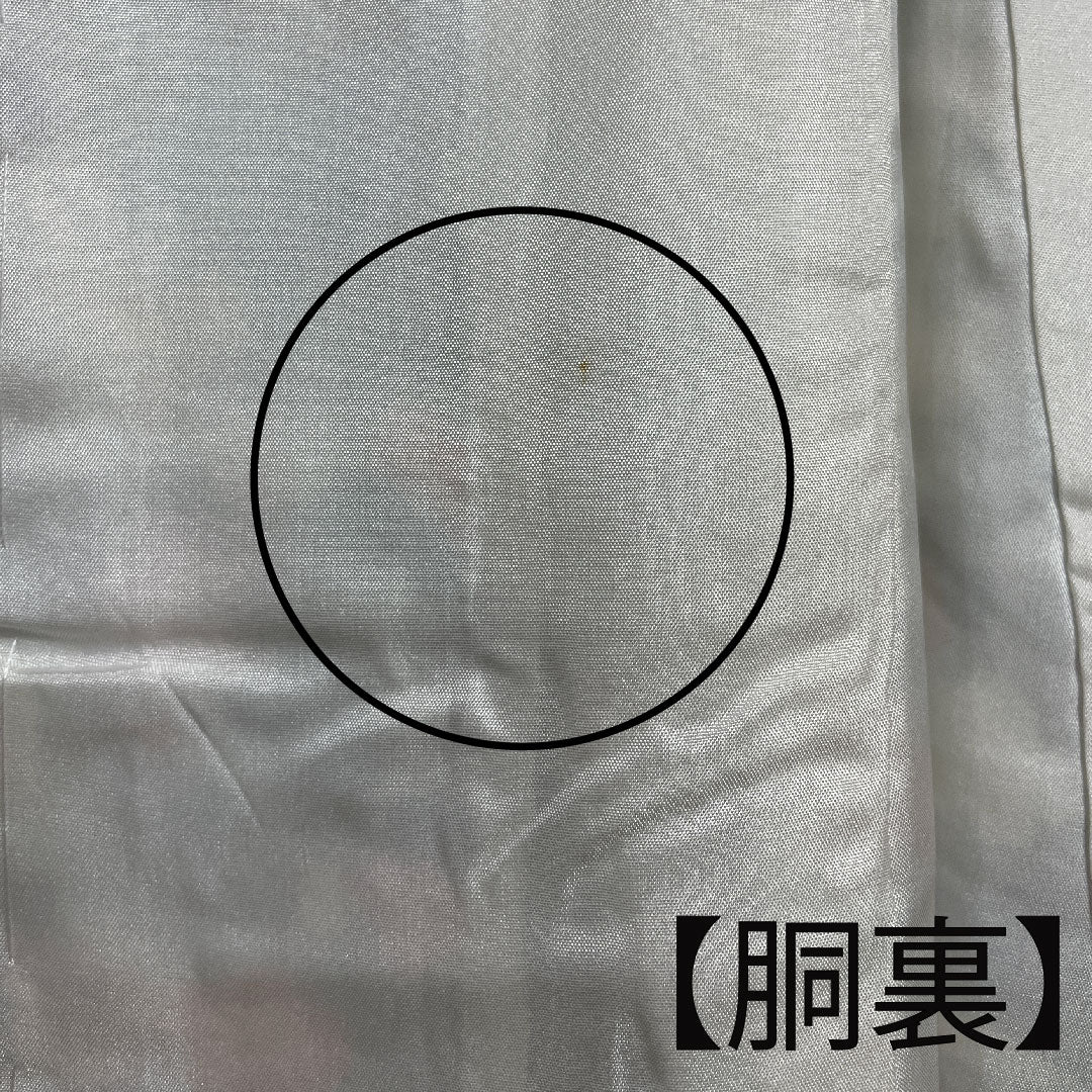 訪問着 袷 身丈155.5cm 裄丈62cm 沈香茶色 型染 茶屋辻 草花模様 正絹 Aランク グレー系 1112001783322