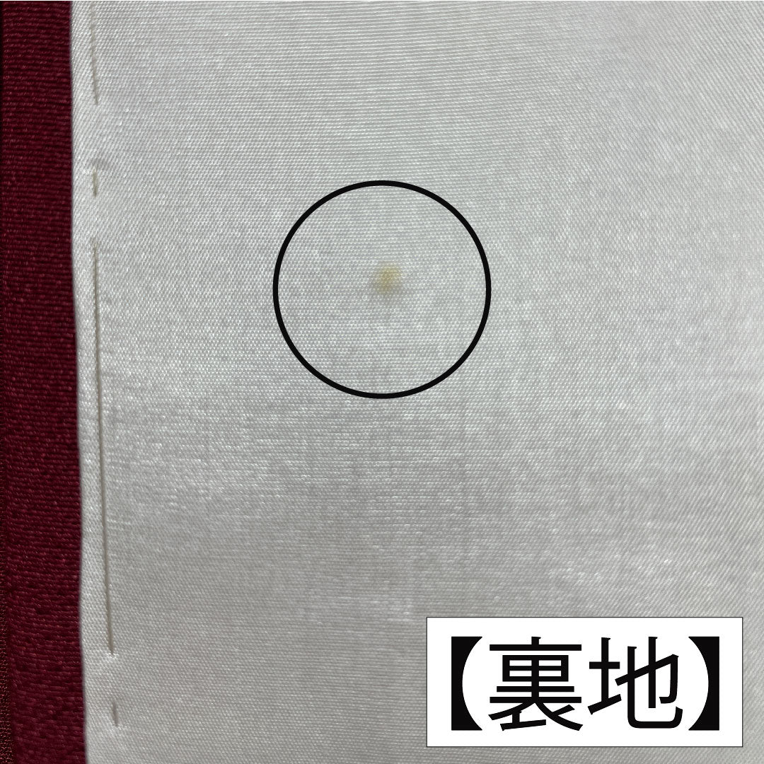 訪問着 正絹 袷 身丈163.5cm 裄丈64.5cm 臙脂色(えんじいろ) 辻ヶ花 Aランク 赤系 1112005823412