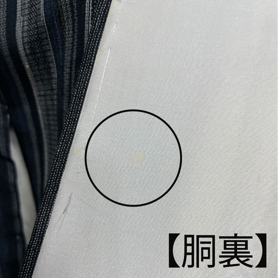 紬 身丈150cm 裄丈65cm 縞 十日町紬 正絹 Aランク 袷 グラデ 1116001833199