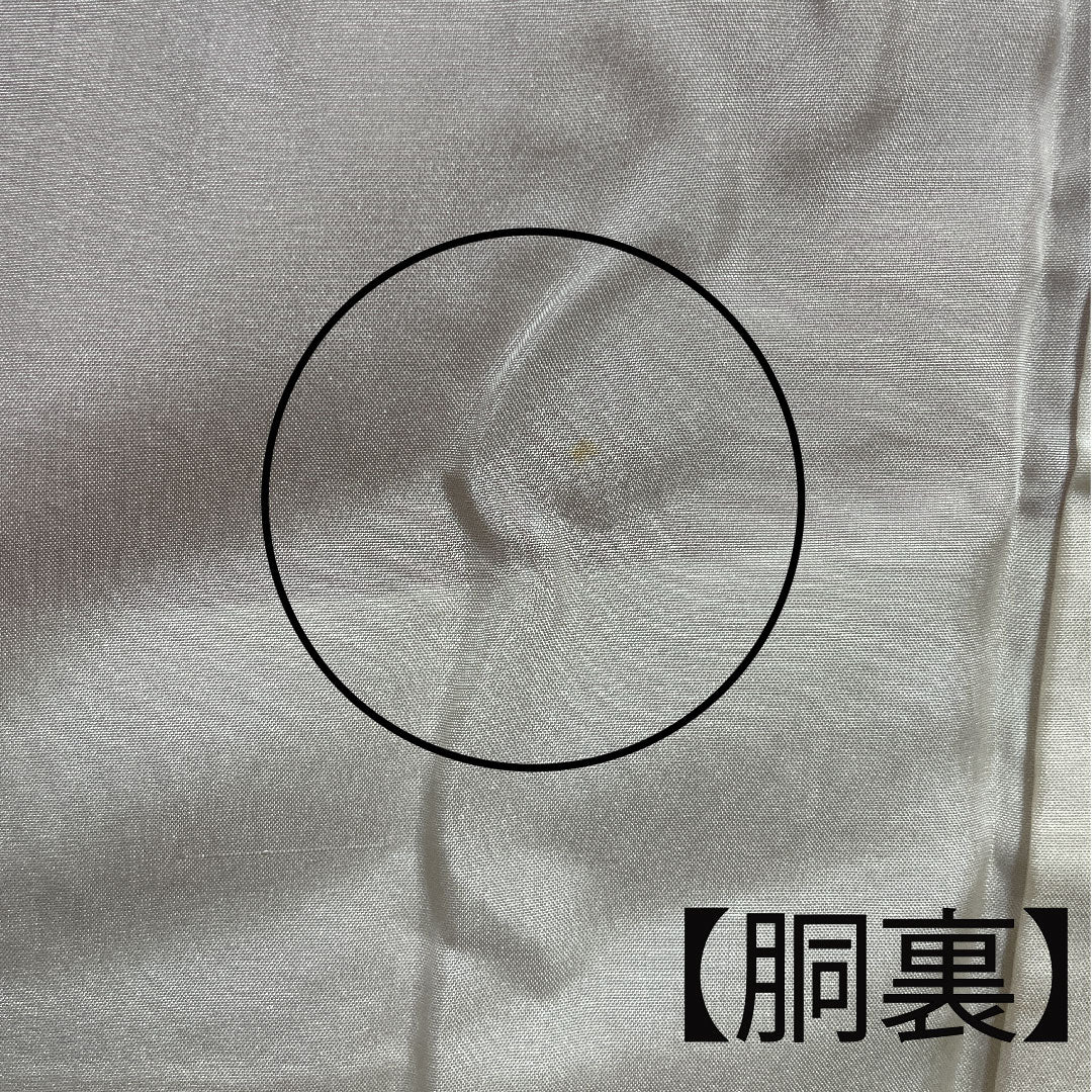 訪問着 袷 身丈145cm 裄丈63cm 珊瑚色 京友禅 桜 流水 正絹 Aランク 朱系 1112002053116