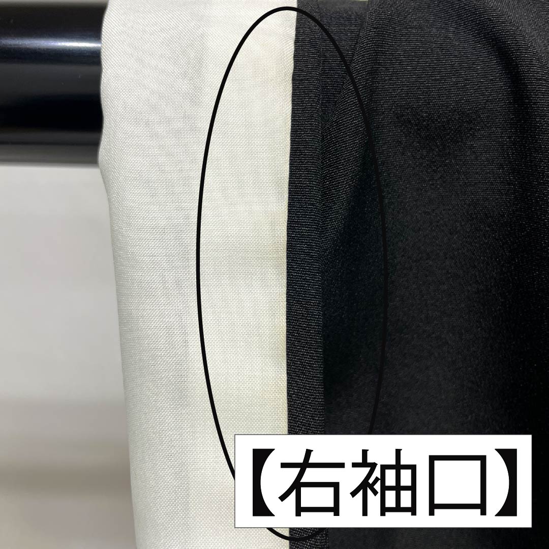 Black Tomesode (Japanese Kimono) - Pure Silk, Grade A, Length 160.5cm, Sleeve Length 65cm, Lined, Kyoto Yuzen, Five Crests, Plum Blossom, Story Design, Crane, Shell Bucket, Pine Tree, Black, Item Number: 1111002083410