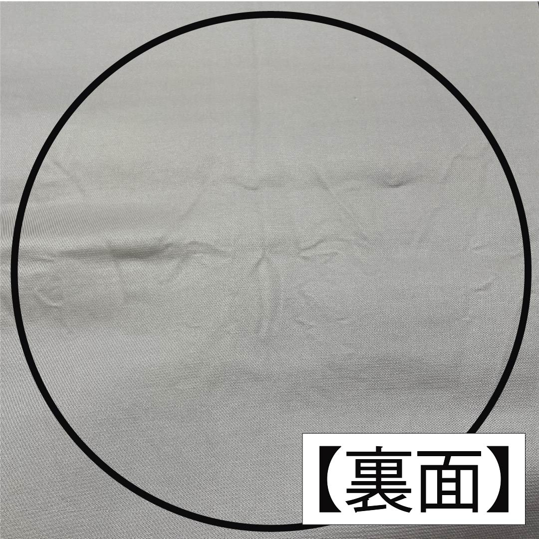 袋帯 正絹 抽象模様 帯丈456cm Sランク 全通 セミフォーマル モノトーン 1123014782427