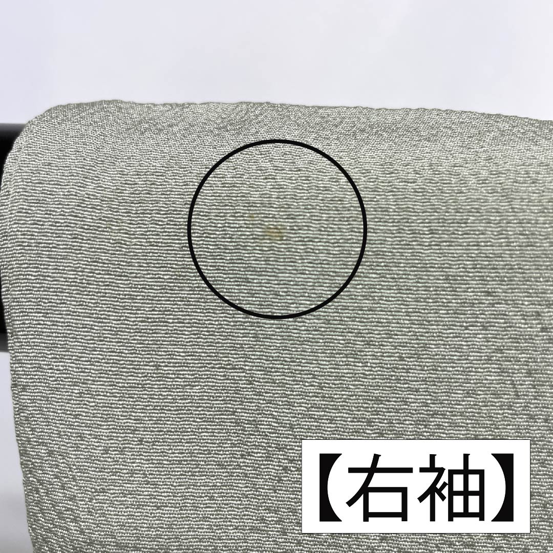 訪問着 正絹 Aランク 袷 身丈163cm 裄丈65.5cm 龍泉青瓷釉色(ロンチュエンチンツーユースーいろ) 京友禅 一つ紋 丸に梅鉢 縫い紋 辻ヶ花 緑系 1112006413419