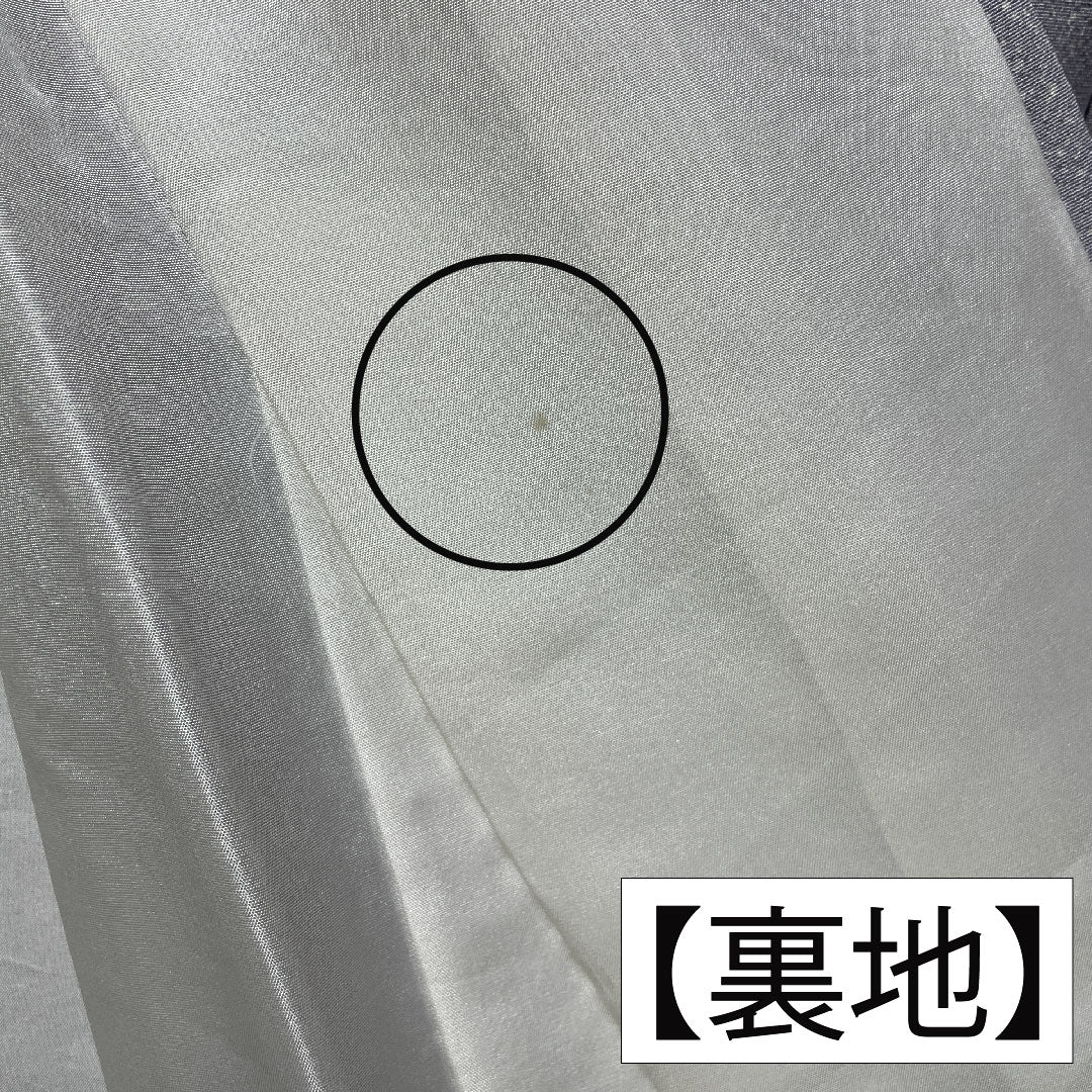 訪問着 正絹 袷 身丈156.5cm 裄丈63.5cm 雪色(せっしょく) 辻ヶ花 作家物 Aランク グレー系 1112004893322