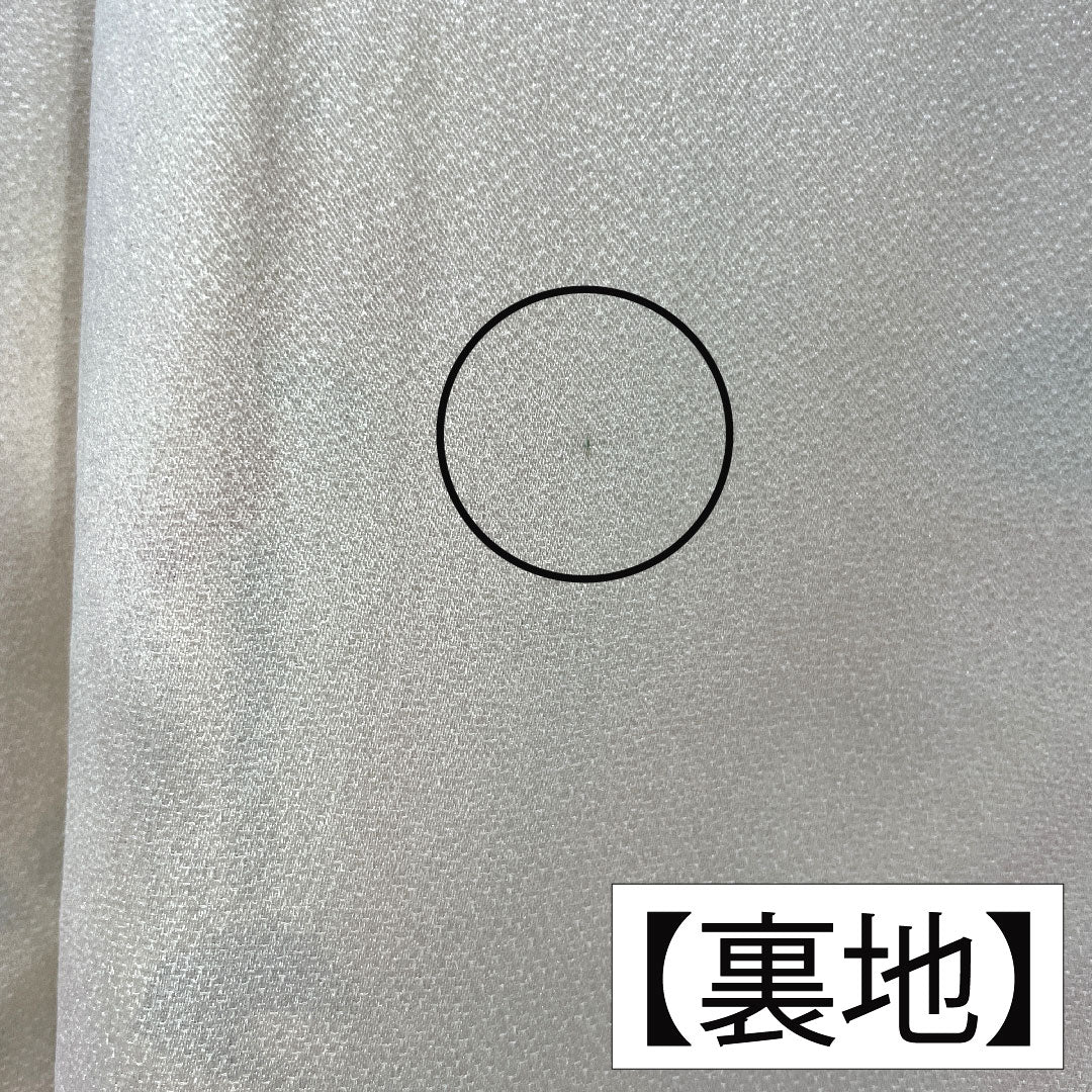 Homongi, pure silk, lined, length 164cm, sleeve length 63cm, grape color (shrimp color), Kyoto Bingata, floral pattern, A rank, purple, 1112005263420