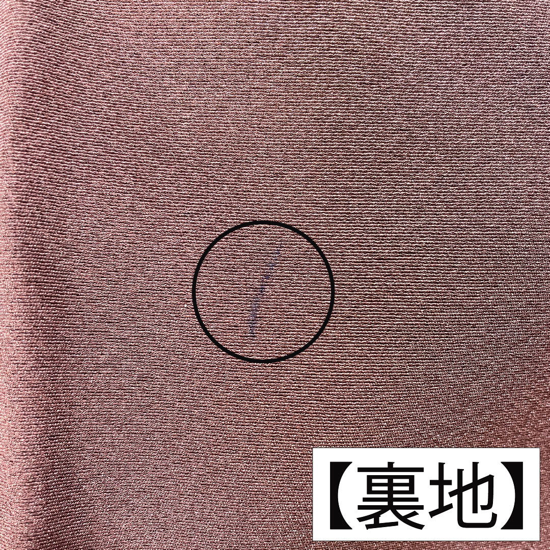 小紋 正絹 身丈165cm 裄丈66.5cm 袷 ボカシ染 抽象模様 草木染 Aランク グラデーション系 1115004743599