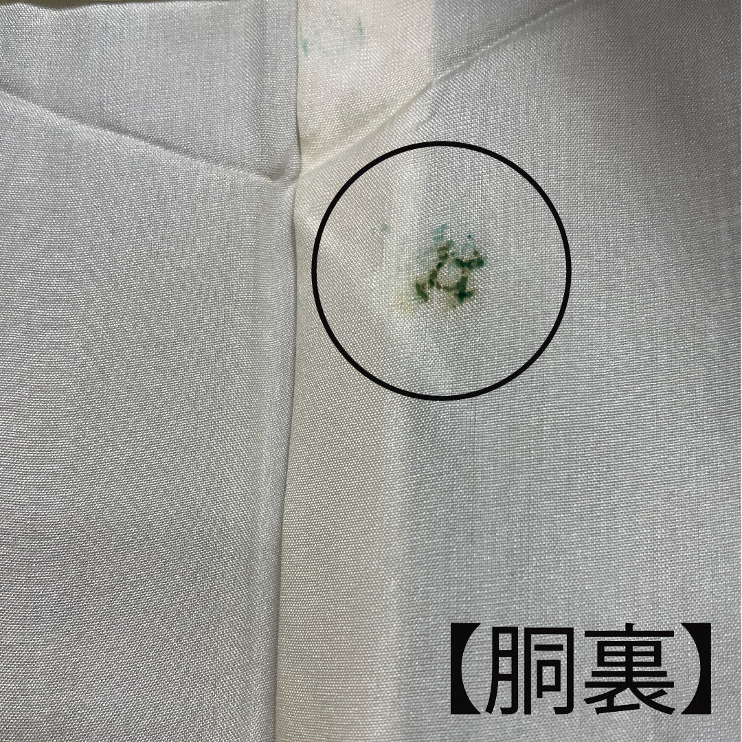 大島紬 身丈156.5cm 裄丈64.5cm 経緯絣 草花模様 正絹 Aランク 袷 緑系 1116001853319
