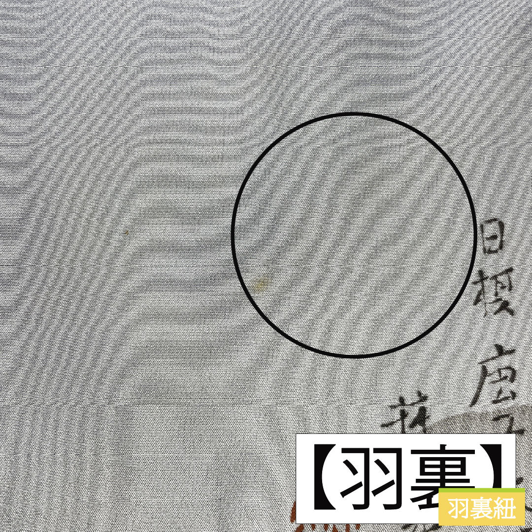 男物 正絹 Sランク 身丈137.5cm 裄丈66.5cm 濃紺色(のうこんいろ) 大島紬 100亀甲 しつけ糸付き 袷 紺系 1119001632318