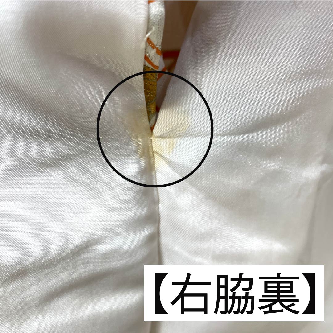 Visiting Kimono, Pure Silk, A-Rank, Lined, Length 164cm, Sleeve Length 62cm, Red-Orange, Kyoto Yuzen, Auspicious Design, Chrysanthemum, Seigaiha, Orange, Item Number 1112006593426