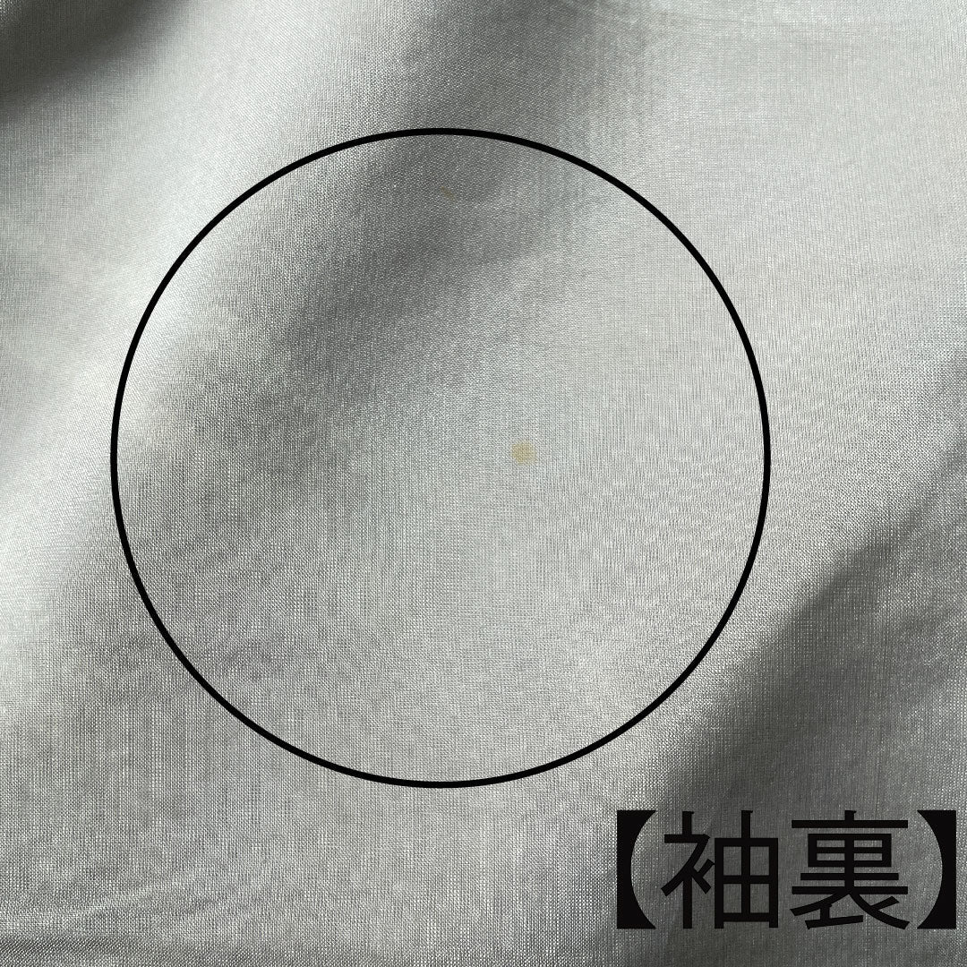 Homongi, lined, length 155cm, sleeve length 63cm, grape color, tie-dye, embroidery, running water, pure silk, A rank, purple, 1112002533320