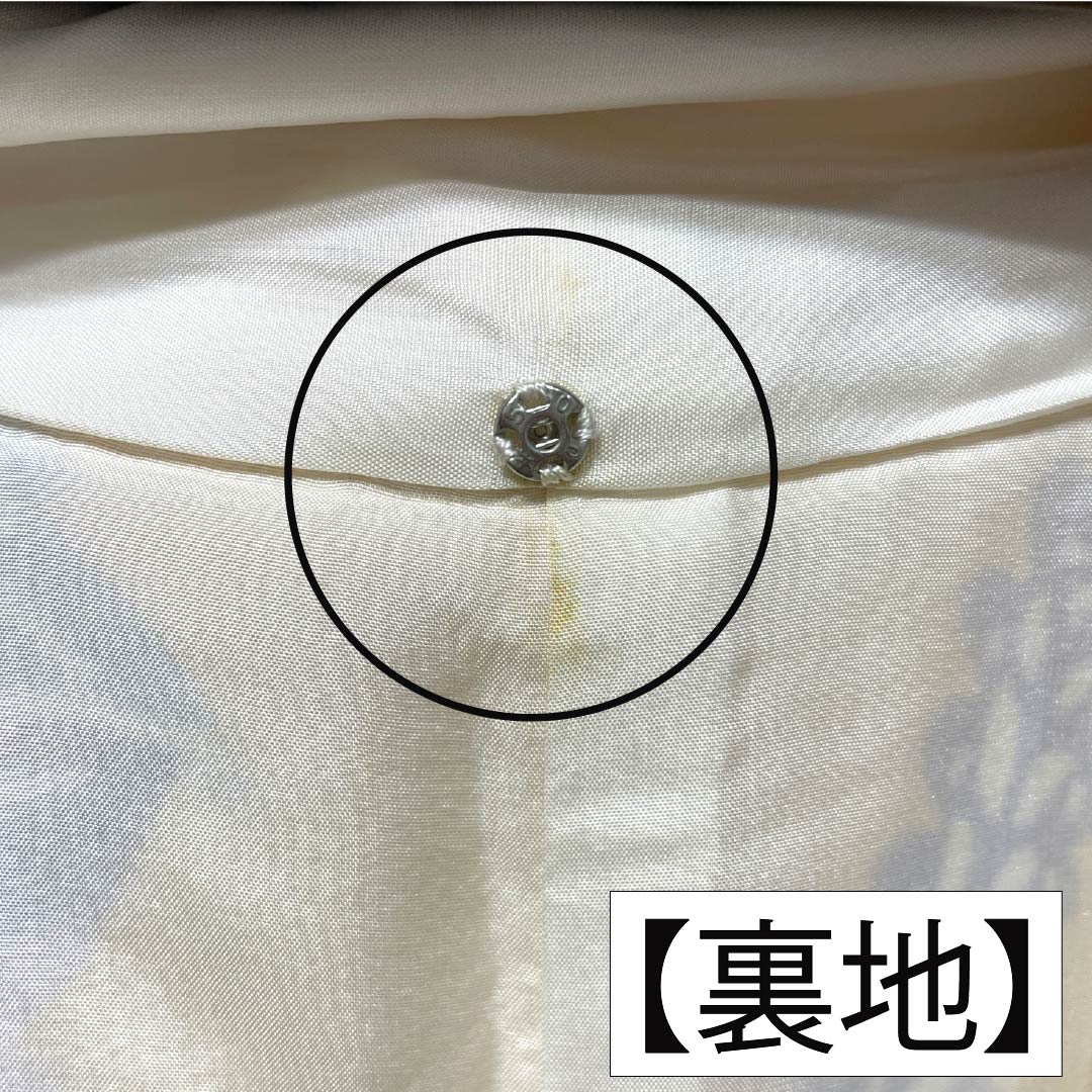 振袖 正絹 Aランク 身丈161cm 裄丈62.5cm 袷 薄柑子色(うすこうじいろ) 京紅型 牡丹 藤 ちりめん地 橙系 1113002403426