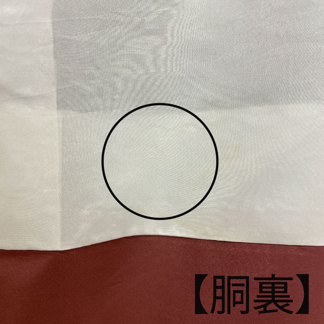 大島紬 身丈166cm 裄丈67cm 緯総絣 亀甲 正絹 Bランク 袷 緑系 1116001554519