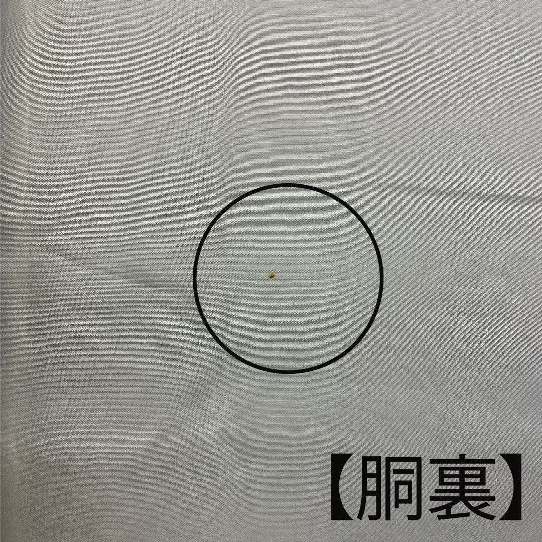 小紋 身丈158cm 裄丈62cm 袷 総絞り 葉模様 正絹 Aランク 紫系 1115001883320