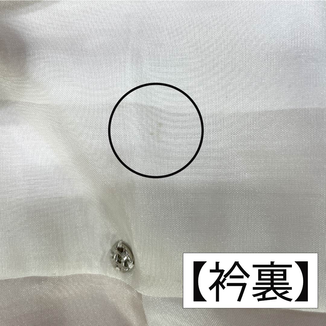 訪問着 正絹 Aランク 袷 身丈161cm 裄丈66cm 薄肉色(うすにくいろ) 一つ紋 陰上り藤 縫い取り 風景画 付下げ 橙系 1112007143426