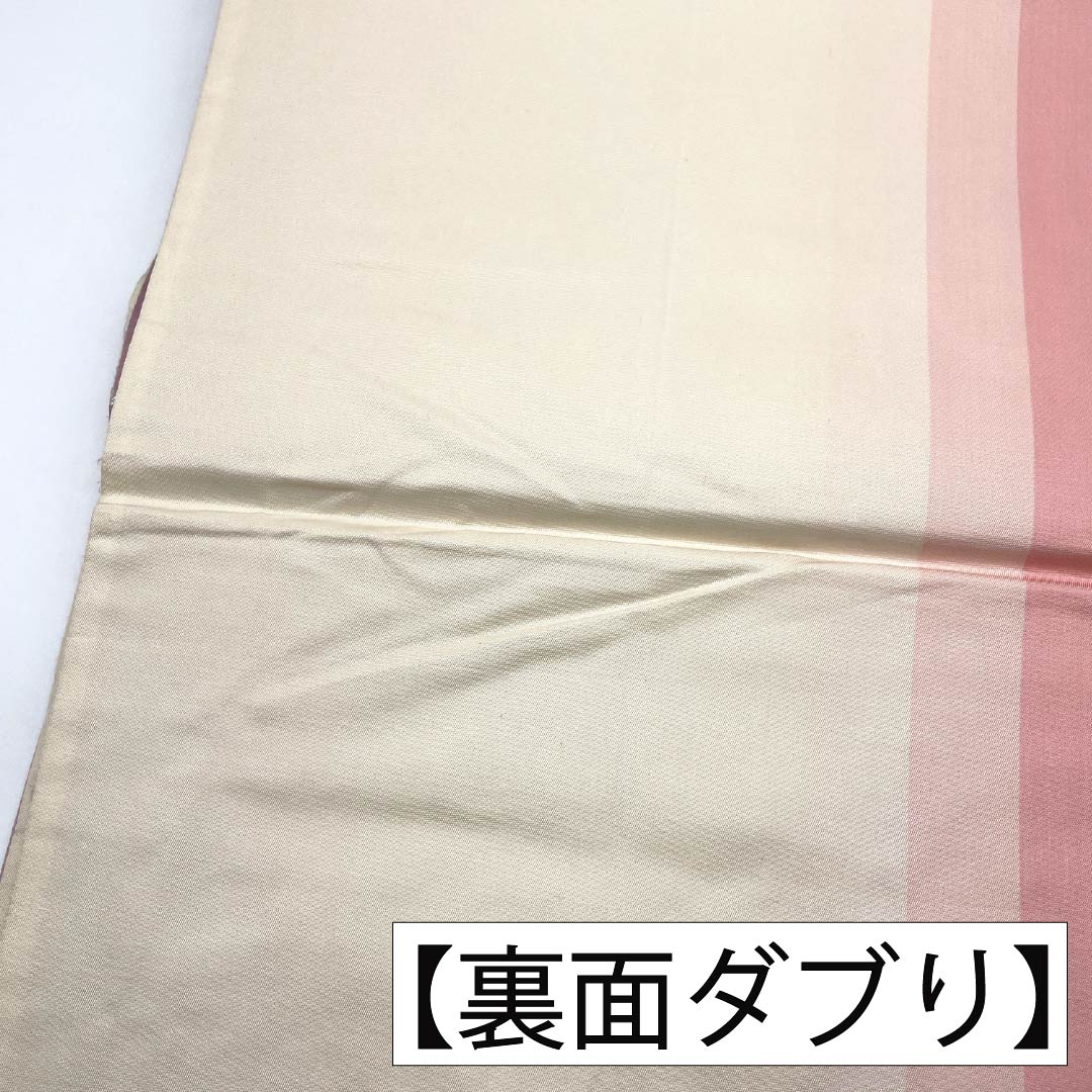 袋帯 正絹 Bランク 西陣織 羽根 抽象柄 帯丈428cm 六通 フォーマル ピンク系 1123018054313